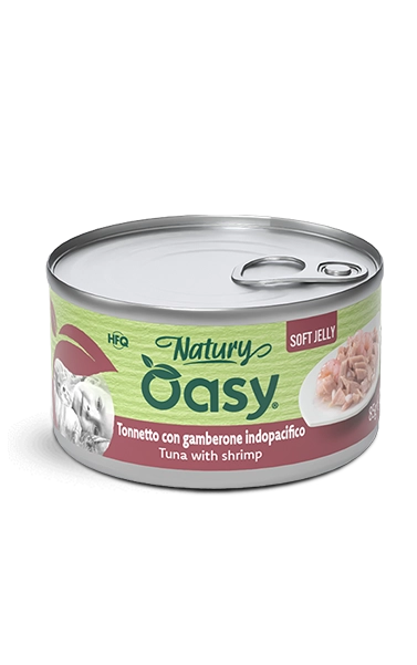 OASY Natury Soft Jelly Tonnetto con Gamberone 85g OASY Natury Soft Jelly Tonnetto con Gamberone 85g